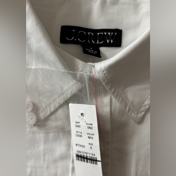 J.Crew Étienne cropped button-up shirt in cotton poplin - Picture 5 of 7